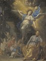 An Angel appearing to the Holy Family - Michel Bouillon