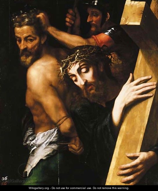 Christ Carrying the Cross - Michiel Van Coxcie