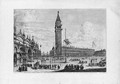 Piazza S. Marco dalla Torre dell'Orologio, from Magnificentiores Selectioresque Urbis Venetiarum Prospectus - Michele Marieschi