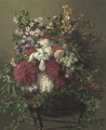 Summer flowers in a basket - Mark Fischer