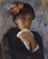 La femme au mouchoir - Mary Cassatt