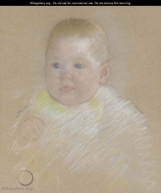 Head of a Baby - Mary Cassatt