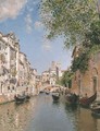 Gondolas on a Canal, Venice - Martin Rico y Ortega