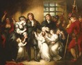 Lord William Russell with his family before his execution - Mather Brown