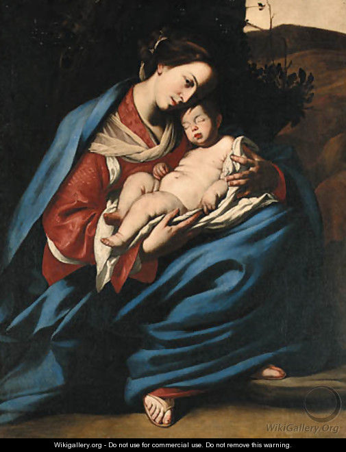 The Madonna and Child - Massimo Stanzione
