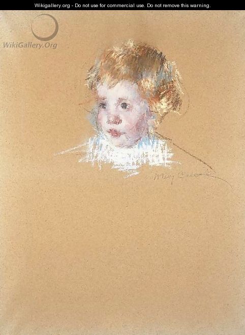 Study for the portrait of a child - Mary Cassatt
