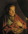 Saint Matthew by candlelight - Matthias Stomer