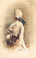A Gentleman In A Powdered Wig And A Formal Coat - Mariano José María Bernardo Fortuny y Carbó