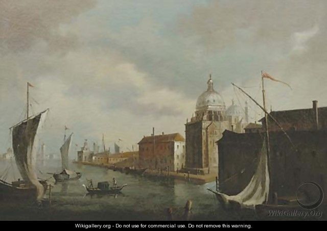 The Punta della Dogana with the Sante Maria della Salute, Venice - (after) Michele Marieschi