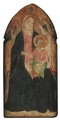 The Madonna and Child enthroned with two Angels - Luca Spinello Aretino