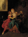 A lovers' tryst - Louis-Joseph Watteau