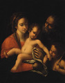 The Holy Family with the Infant Saint John the Baptist 2 - Raphael