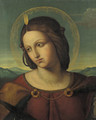 A female Saint - Pietro Vannucci Perugino
