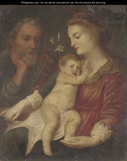 The Holy Family - (after) Dyck, Sir Anthony van