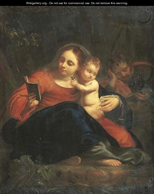 The Madonna and Child 3 - (after) Simon Vouet
