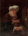 Portrait of a gentleman as an Oriental - (after) Rembrandt Van Rijn