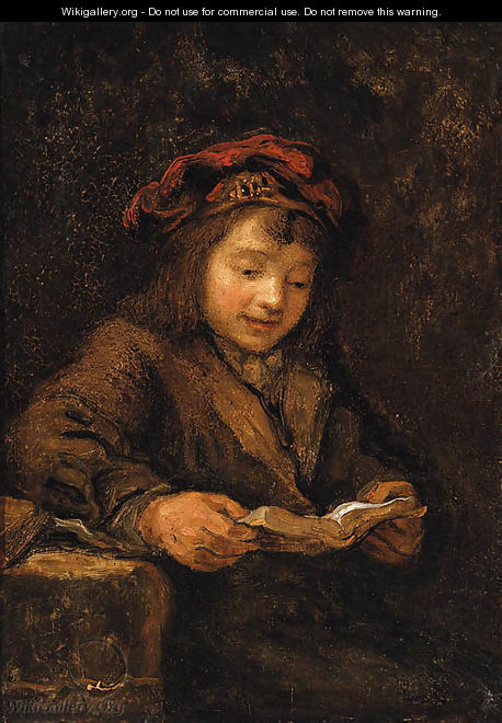 Titus reading - Rembrandt Van Rijn