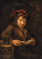 Titus reading - Rembrandt Van Rijn