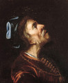 A man in oriental costume, a fragment - Rembrandt Van Rijn