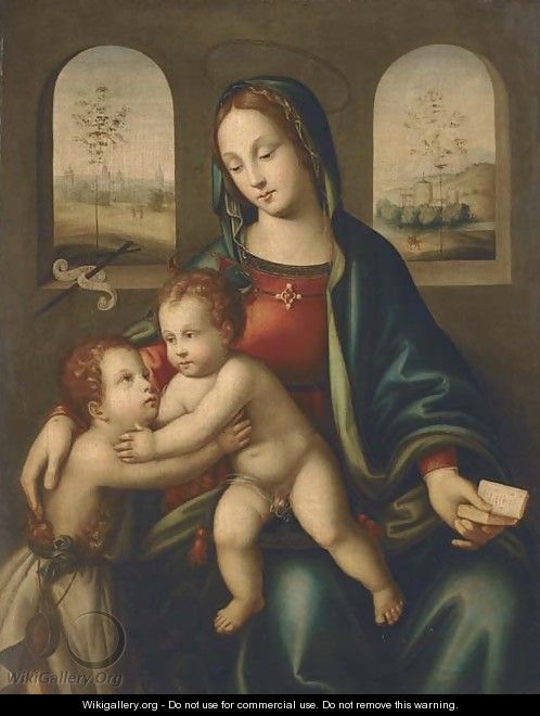 The Madonna and Child with the Infant Saint John the Baptist 3 - Raphael