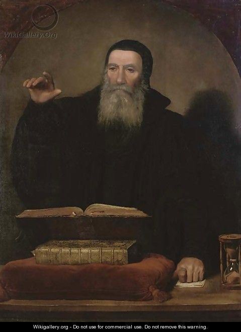 A cleric - Tiziano Vecellio (Titian)