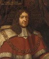 Portrait of the Rt. Hon. John Bysse, Lord Chief Baron of the Exchequer, bust-length, in robes - (after) Sir James Thornhill