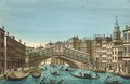 Venice The Rialto Bridge - Ippolito Caffi