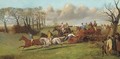Over the fence, a steeplechase - (after) Henry Alken