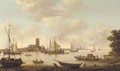 View of Dordrecht from the river Maas - (after) Hendrik De Meyer