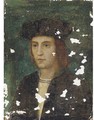 Portrait of a gentleman, bust-length, in a black cap - (after) Holbein the Younger, Hans