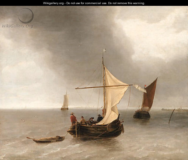 Shipping on a Ruffled Sea - (after) Jan Van De Cappelle