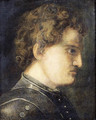 Study of the head of a man, in profile to the right - (after) Jan Lievens
