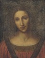 Head of a female Saint - (after) Leonardo Da Vinci