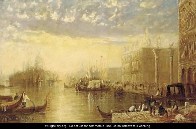 The entrance to the Grand Canal, Venice - (after) Joseph Mallord William Turner