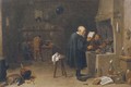 An alchemist in his workshop - (after) David The Younger Teniers