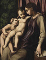 The Madonna and Child with the Infant Saint John the Baptist - Girolamo Francesco Maria Mazzola (Parmigianino)