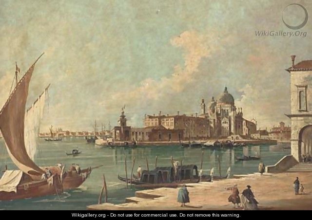 The entrance to the Grand Canal, Venice - (after) Francesco Guardi