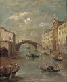The Rio dei Mendicanti, Venice - (after) Francesco Guardi