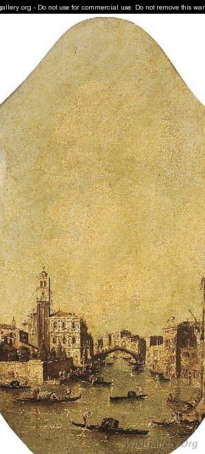 The Canareggio, Venice - (after) Francesco Guardi