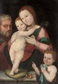 The Holy Family with the Infant Saint John the Baptist - (after) Francesco Francia