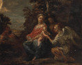 The Rest on the Flight into Egypt 2 - (after) Francesco Albani