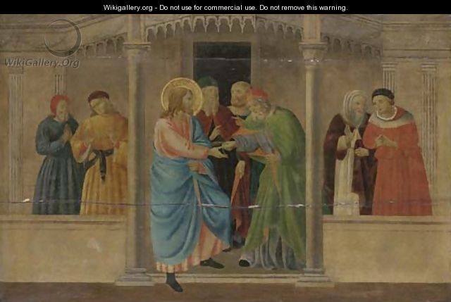 Christ driving the Money-changers from the Temple - Fra (Guido di Pietro) Angelico