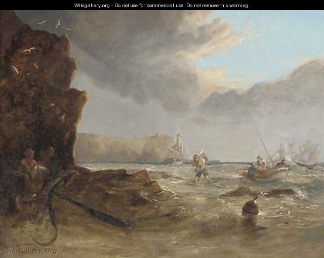 Unloading the catch - (after) George Morland