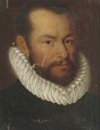Portrait of a gentleman, bust-length, in a ruff - (after) Giovanni Battista Moroni