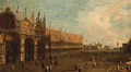 The Doge's Palace, Venice, looking towards the Piazzetta - (Giovanni Antonio Canal) Canaletto