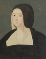 Portrait of a lady, bust-length, wearing a black veil - (after) Giovanni Antonio Boltraffo