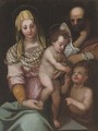 The Holy Family with Saint John the Baptist - (after) Andrea Del Sarto