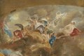 Design for an allegorical ceiling painting - (after) Carlo Innocenzo Carloni