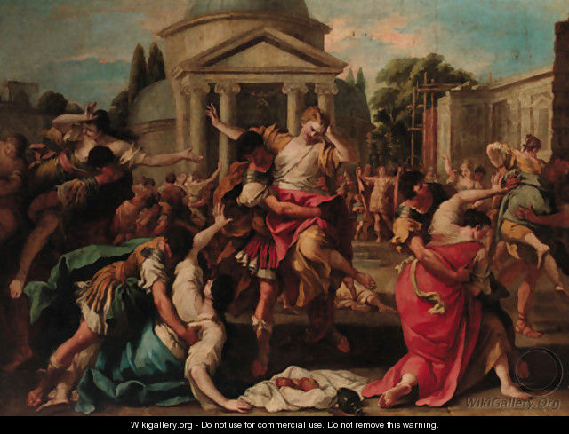 The Rape of the Sabines - (after) Carlo Carlone