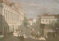 Figures in a continental street - (after) Bernardo Bellotto (Canaletto)